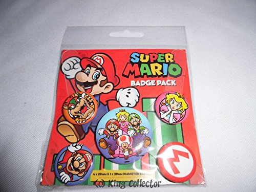 Pyramid International - Insignia de Super Mario, multicolor, 10 x 12,5 x 1,3 cm, BP80440