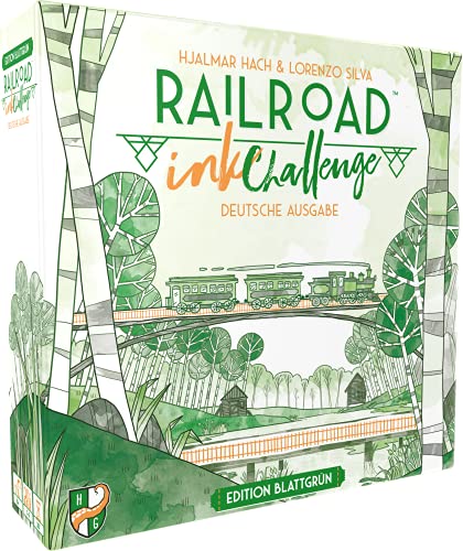 Railroad Ink Edition - Juego de Dados (1-4 Jugadores, a Partir de 8 años), Color Amarillo