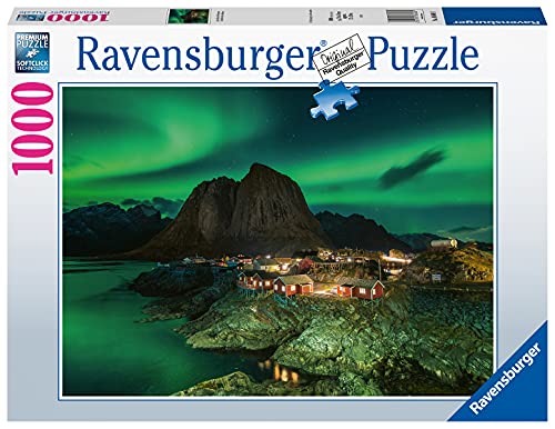 Ravensburger Puzzle 1000 Piezas, Aurora Boreal en Noruega, Colección Fotos y Paisajes, Puzzle para Adultos, Rompecabezas Ravensburger [Exclusivo en Amazon]