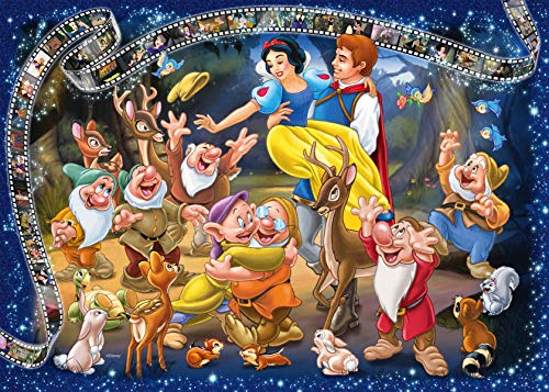 Ravensburger Puzzle 1000 Piezas, Blancanieves, Puzzle Disney, Rompecabezas Ravensburger de óptima calidad, Princesas Disney, Edad Recomendada 12+