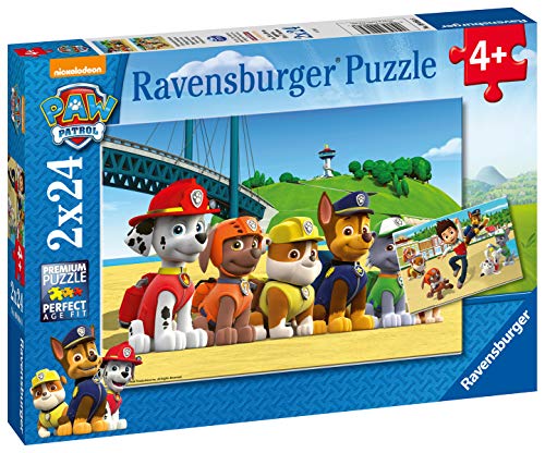 Ravensburger - Puzzle 2 x 24, Paw Patrol A (09064)