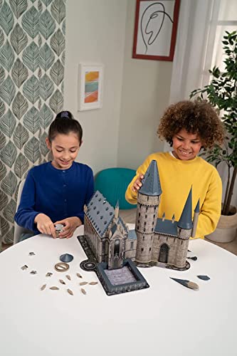 Ravensburger - Puzzle 3D de Harry Potter, Gran Salón del Castillo de Hogwarts, Edad recomendada 10+, 540 piezas - Dimensiones: Altura - 44,00 cm, Longitud - 40,80 cm, Ancho - 41,60 cm