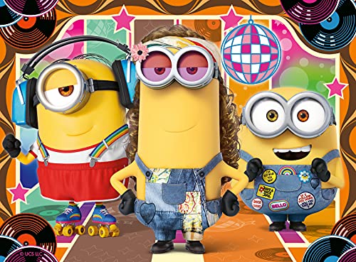 Ravensburger Puzzle, Minions, 4 Puzzle in a Box, Puzzles para Niños, Edad Recomendada 3+, Rompecabeza de Calidad