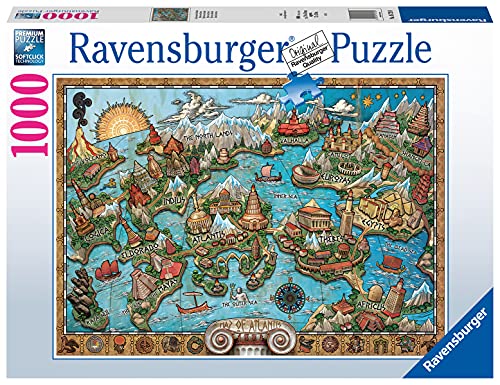 Ravensburger Puzzle, Puzzle 1000 Piezas, El Misterio de la Atlántida, Puzzle Adultos, Rompecabezas de Calidad