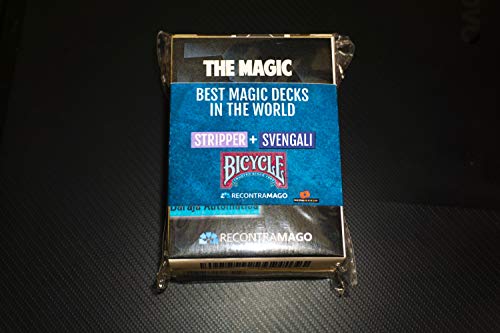 RecontraMago Magia Bicycle - Las Top Barajas Mágicas del Mundo Ahora en Cartas Bicycle - Trucos de Magia para niños y Adultos (Stripper + SVENGALI)