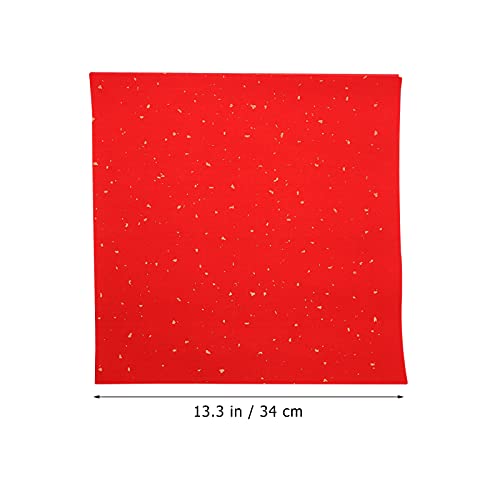 Red Xuan Papel Lunar Año Nuevo Signo de La Puerta de La Puerta China Caligrafía Papel Haz Tu Propio Personaje FU Chun Lian 40 Hojas para 2022 Festival de Primavera Decoración de