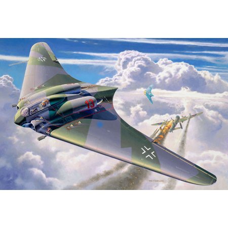 Revell- Horten Go-229 Maqueta Avión, 10+ Años, Multicolor (04312)