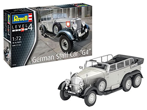 Revell - Maqueta German Staff Car G4, Kit Modelo, Escala 1: 72 (03268)