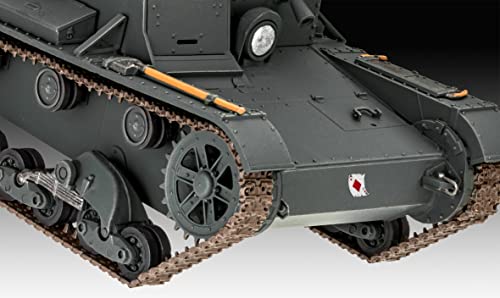 Revell-T-26 World of Tanks Maqueta Fiel al Original para avanzados, Color Plateado (03505)