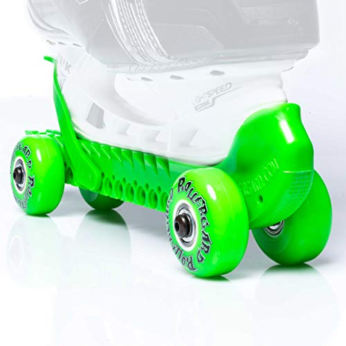 Rollergard Protector de Cuchillas con Ruedas para Patines de Hockey sobre Hielo, Talla única, Color Verde, (44374)