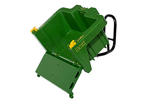 Rolly Toys RollyBox John Deere 408931-Remolque para Tractor a Pedal, Color Verde (RollyToys 408931)