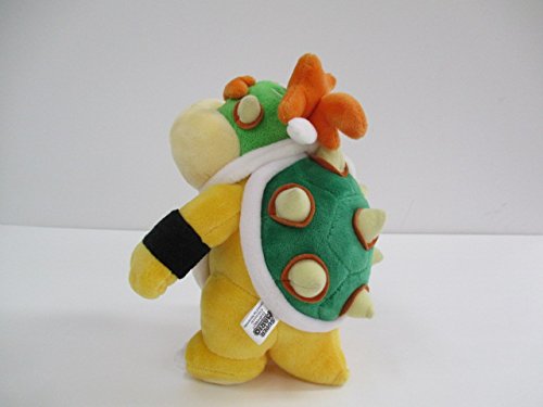 Sanei Super Mario All Star Collection 8" Bowser Jr. Plush, Small