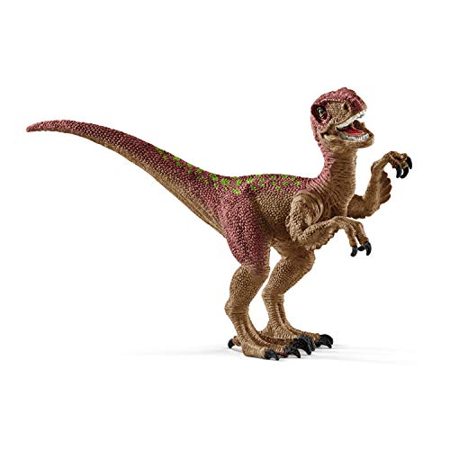 Schleich 42348 Set de juego para dinosaurios - gran trampa de cráneo con Velociraptor, juguetes a partir de 4 años