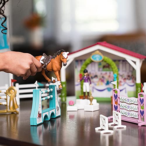 Schleich 42440 Playset - Competición amistosa (Horse Club)