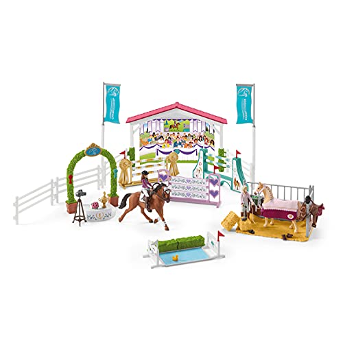 Schleich 42440 Playset - Competición amistosa (Horse Club)