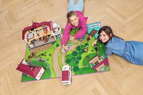 Schleich 42465 Horse Club play set - Horse Club alfombra dejuego, juguetes a partir de 5 años