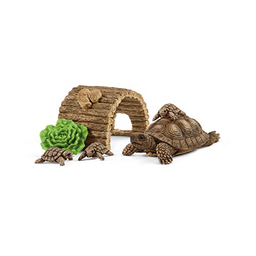 Schleich 42506 Wild Life play set - hogar para las tortugas, juguetes a partir de 3 años