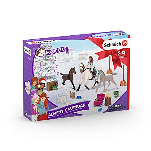 Schleich 98270 Playset - Calendario de Adviento Horse Club 2021 (Horse Club)