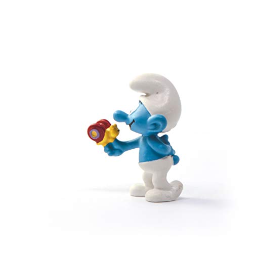 Schleich- Smurfs Pitufo con Mariposa (20818)