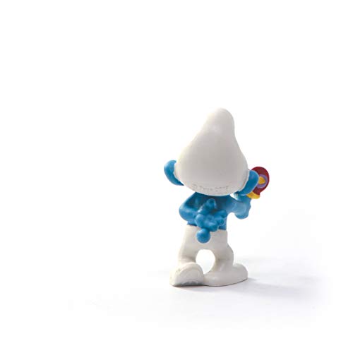 Schleich- Smurfs Pitufo con Mariposa (20818)