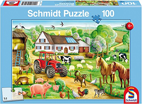 Schmidt Spiele 56003 - Granja Alegre, 100 Partes