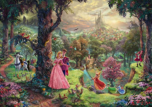 Schmidt Spiele 59474 – Thomas Kinkade, Disney Bella Durmiente, puzle, 1000 Piezas