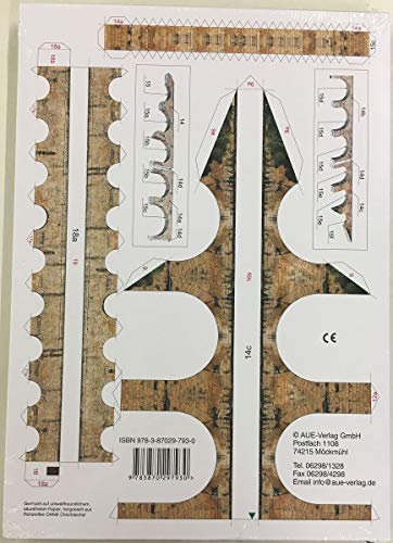 Schreiber-Bogen 793 Construcción Modelo de cartón Pont du Gard