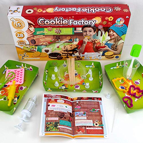 Science4you-Fábrica Fábrica de Galletas XL, Juguete Educativo y Cientifico, Multicolor para Niños +8 Años, (Science 4 You 80002010)