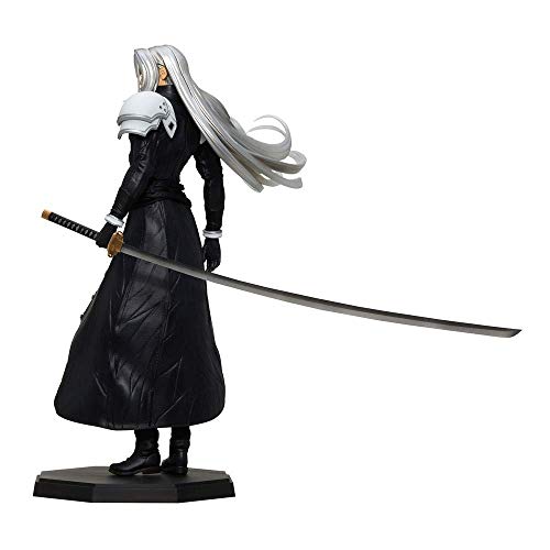 Sephiroth Figure, 10.6 pulgadas Final Fantasy VII Modelo de caracteres, Postura de pie, Muñecas estáticas de escritorio, Material de Material de PVC Figuras de chico (para colección de regalos)