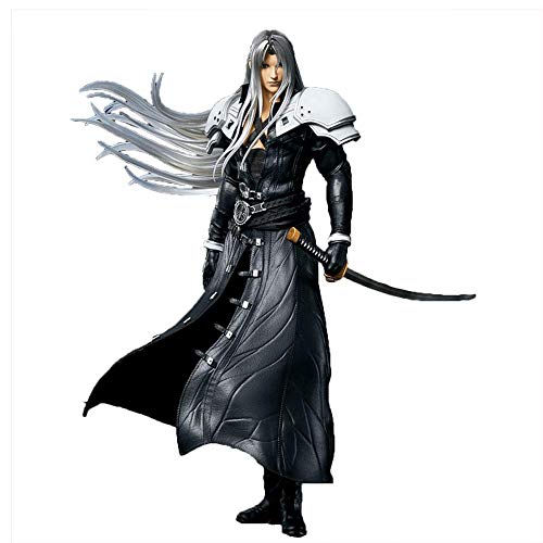 Sephiroth Figure, 10.6 pulgadas Final Fantasy VII Modelo de caracteres, Postura de pie, Muñecas estáticas de escritorio, Material de Material de PVC Figuras de chico (para colección de regalos)