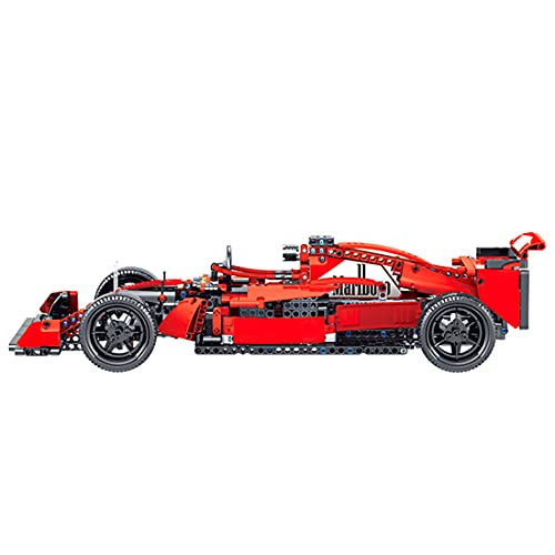 SEREIN Juego de construcción para coche de Fórmula F1, escala 1:14, con motores y mando a distancia, 1255 bloques de sujeción, compatible con Lego Technic