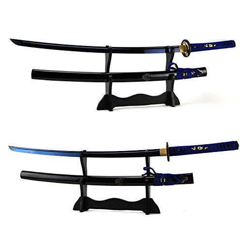 SHULI Base de Montaje de la Placa de Densidad del Soporte de Espada Samurai Espada Katana Wakizashi Soporte de Soporte Soporte de exhibición Soporte para Armas-B