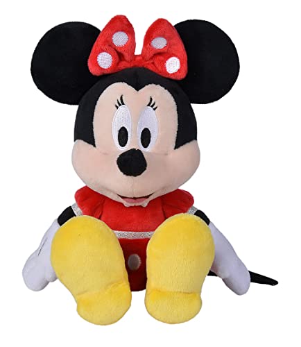 Simba Toys Mouse Peluche Minnie 25cm Vestido Rojo, Adecuado para todas las edades (Simba 6315870226)