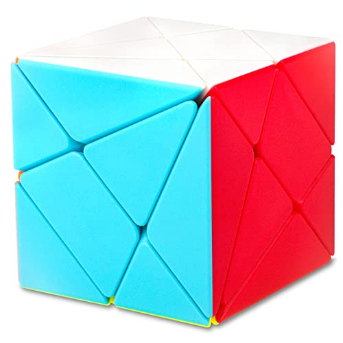 SISYS Speed Cube Axis Rompecabezas Cubo Mágico Liso Magic Puzzle Cube sin Pegatina Juguete Educativo para Niños y Adultos