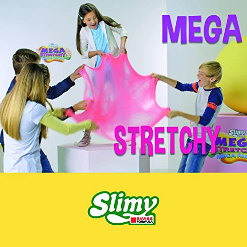 Slimy Masilla de juego Mega Stretchy de 500 g en color lila, para un placer natural de jugar al slime seguro