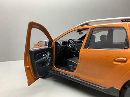 Solido- Renault S1804601 Dacia Duster MK2 2018-Maqueta de Coche (Escala 1:18), Color Naranja (421185520)