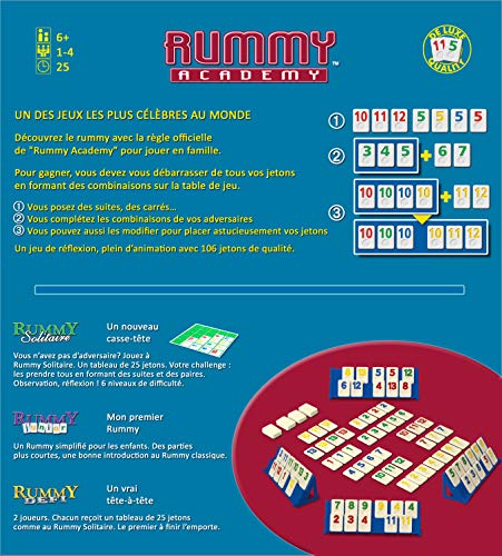 Spot Games - Rummy Academy + Rummy Juegos de Viaje = 2 Juegos