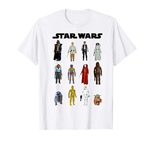 Star Wars Action Figure Collage Camiseta