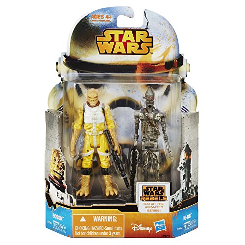 STAR WARS Disney Oficial Rebels Misión Serie Figura De Acción Bossk & IG-88 Paquete Doble