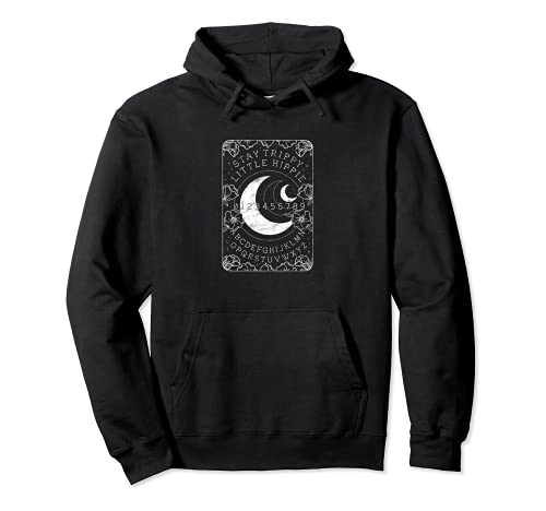 Stay Trippy Little Hippy Celestial Tarot Card Sudadera con Capucha