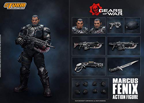 Storm Collectibles Gears of War 5 Action Figure 1/12 Marcus Fenix 16 cm Figures