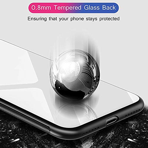 Suhctup Carcasa de Cristal Templado de Dibujos Lindo Compatible con Xiaomi Mi MAX 2 Funda Vidrio Templado Transparante Clear Antichoques Cover Suave Slicona Gel TPU Cuadro Case,Gatos