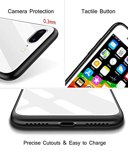 Suhctup Carcasa de Cristal Templado de Dibujos Lindo Compatible con Xiaomi Mi MAX 2 Funda Vidrio Templado Transparante Clear Antichoques Cover Suave Slicona Gel TPU Cuadro Case,Gatos