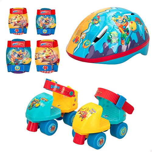 SuperThings - Superthings-Set Patinaje Infantil(Patines+Casco+prot) t26-29 (77281)