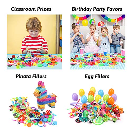 Surtido de 120 juguetes para llenar piñatas y juguetes para llenar bolsas de fiesta para fiestas de cumpleaños infantiles o para la escuela