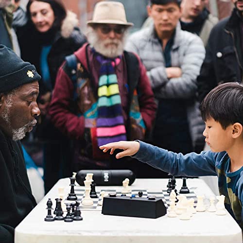 Tablero de Ajedrez,Internacional de Cuero de Ajedrez,Clásico Tablero de Ajedrez Suave Portátil para Niños Adultos