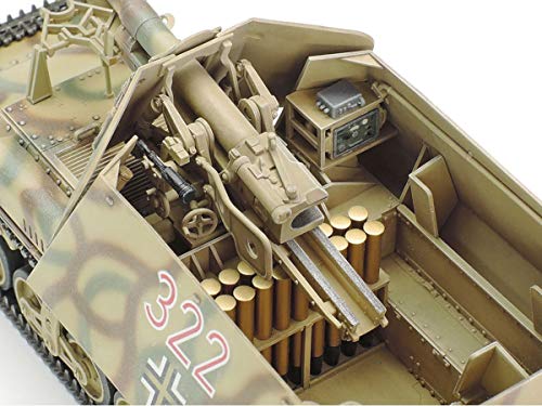 TAMIYA 35370-000 1:35 alemán SD.Kfz.135 Marder I Jagdpanzer - Maqueta de construcción de plástico para Montar, réplica Detallada, sin Pintar