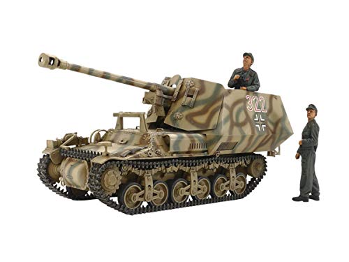 TAMIYA 35370-000 1:35 alemán SD.Kfz.135 Marder I Jagdpanzer - Maqueta de construcción de plástico para Montar, réplica Detallada, sin Pintar