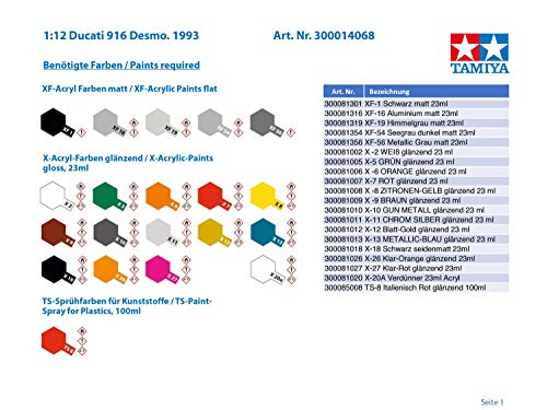 Tamiya - Modelo a Escala [Importado de Alemania]