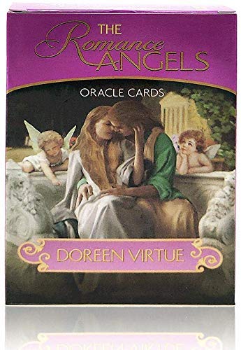 The Romance Angels Tarot Oracle Cards Deck|Las 44 cartas de ángel romántico por Doreen Virtue Rare Out of Print, nueva serie chapada en oro, claridad sobre relaciones de alma mate, curación del pasado